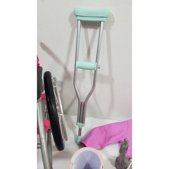 Our Generation Clothes Wheelchair Cast X-ray Heals on Wheels Winning wardrobe - Picture 5 of 15